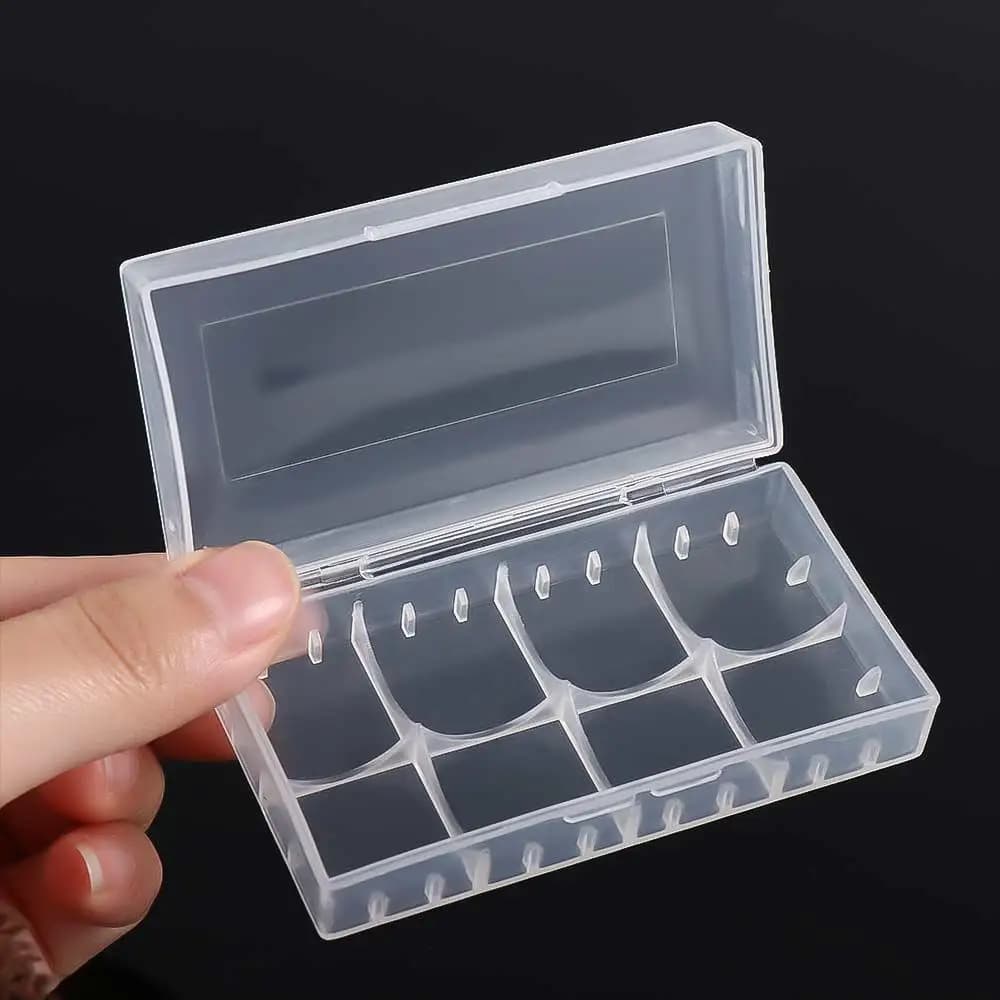 Durable Power Bank Cases Storage Box Transparent Plastic Battery Box Batteries Container Battery Storage Boxes Battery Holder