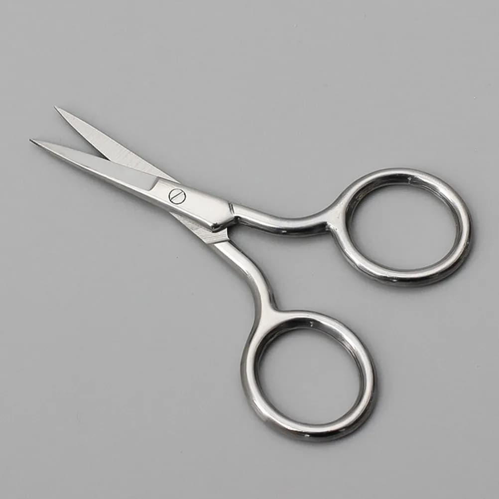 1Set Small Embroidery Scissors Stainless Steel Sharp Precision Tips for Hand Sewing Cross Stitch Embroidery Scrapbooking
