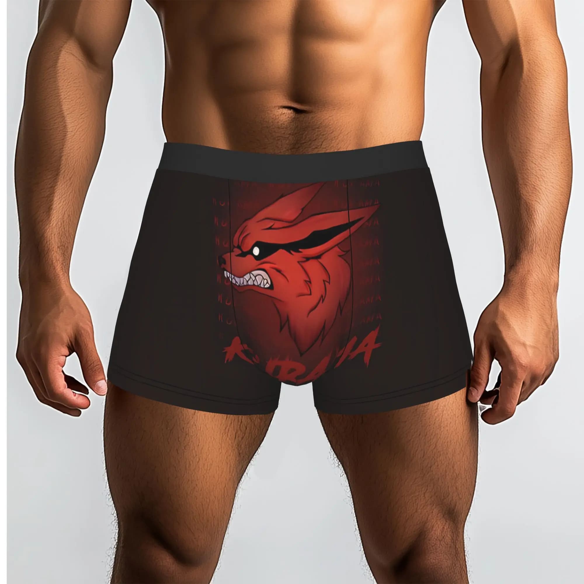 Doodle Fox Bandai NARUTO Mutande traspiranti Mutande da uomo Pantaloncini stampati Boxer Briefs