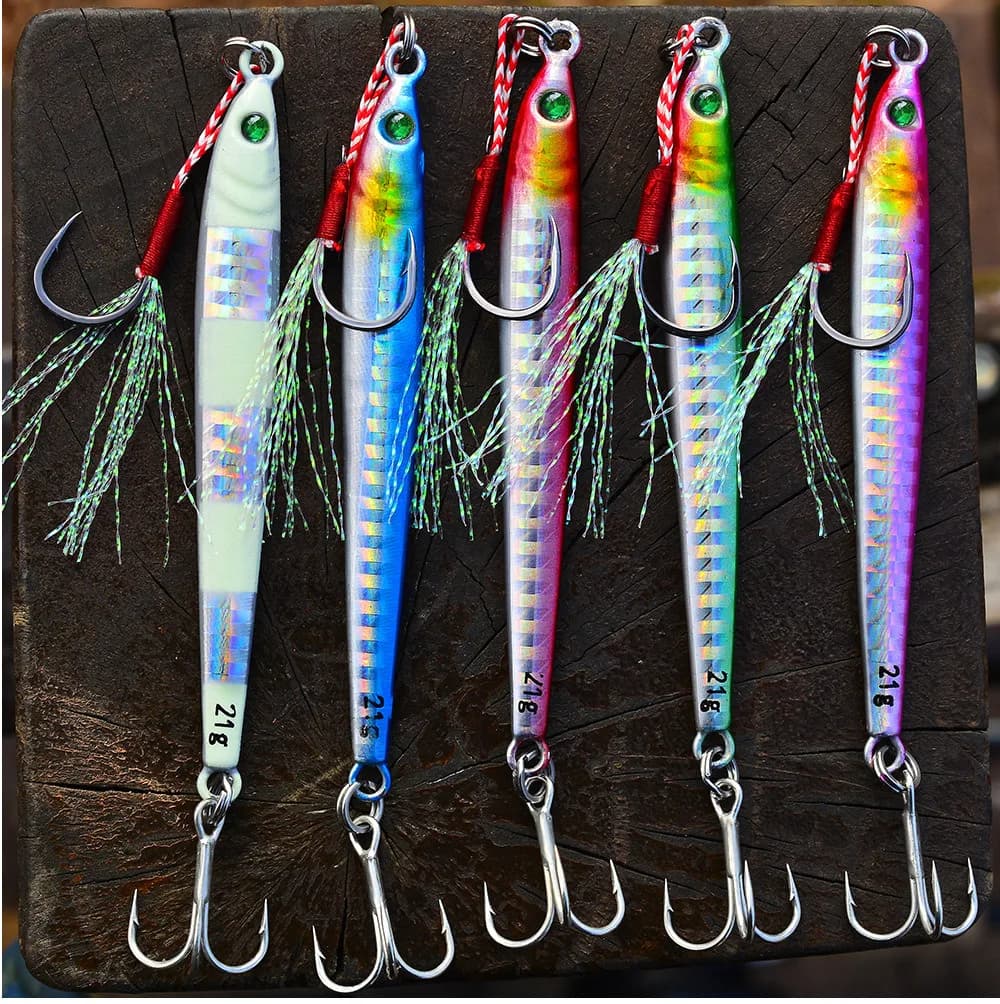 Metallo Jig Bait Peso 7g-60g Trolling esca dura bass attrezzatura da pesca trota esca subacquea Esche da pesca in mare Pesca