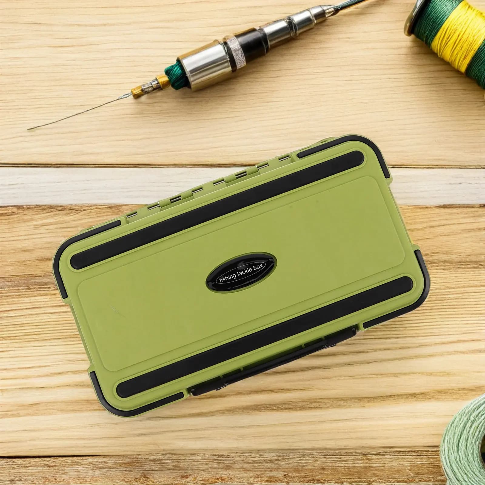 Scatola Porta Attrezzi da Pesca Impermeabile, Organizzatore Portatile per Esche e Accessori, Contenitore per Attrezzatura da Pesca per Esterni