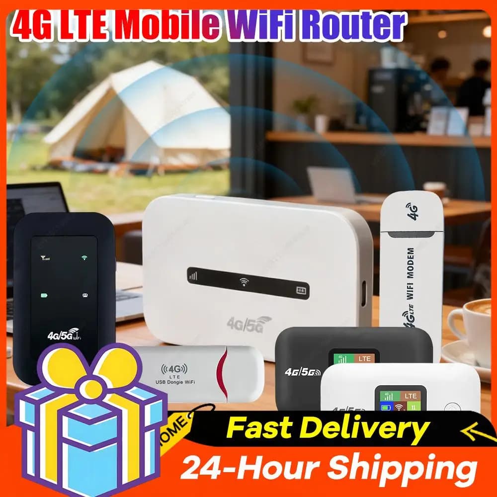 Mini Adattatore per Computer, Ripetitore WiFi, Router 4G, Amplificatore di Rete, Espansore di Connessione 150Mbps con Slot per Scheda SIM 3G/4G