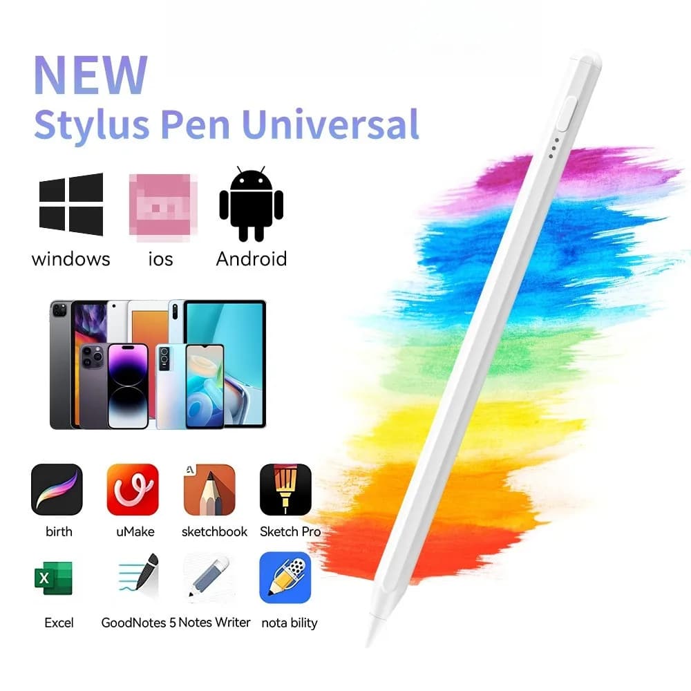 Penna stilo attiva universale per tablet per Xiaomi Poco Pad M1 2025 Redmi Pad 2 Pro 12.1 SE 11 8.7 Pad2 Penna capacitiva Matita da disegno