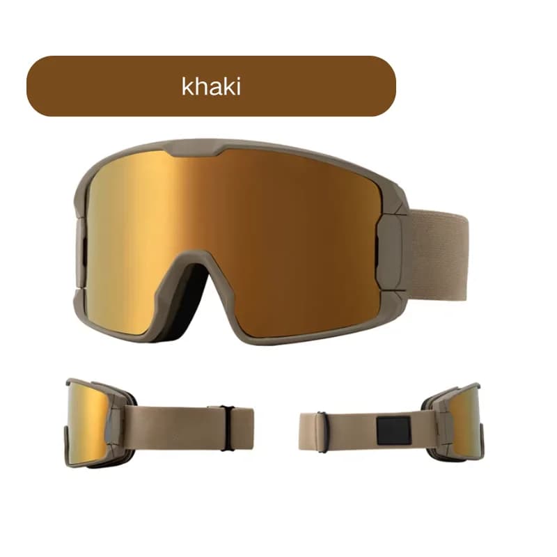 Occhiali da Neve Magnetici HD Anti-Appannamento - Sci e Alpinismo - Eleganti Unisex per Snowboard Singolo/Doppio