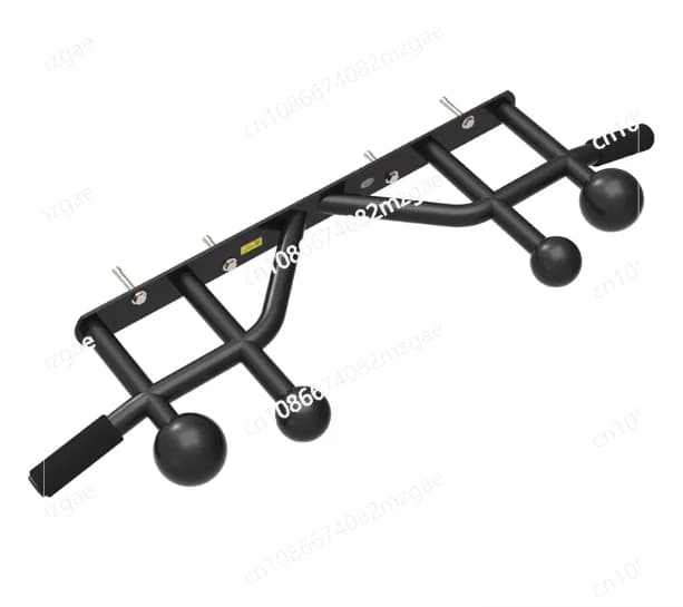 Multifunction Station in Muro for Tractions with Multi-Grip Bar, Robusta, with Iron Arm and Ball Tools
