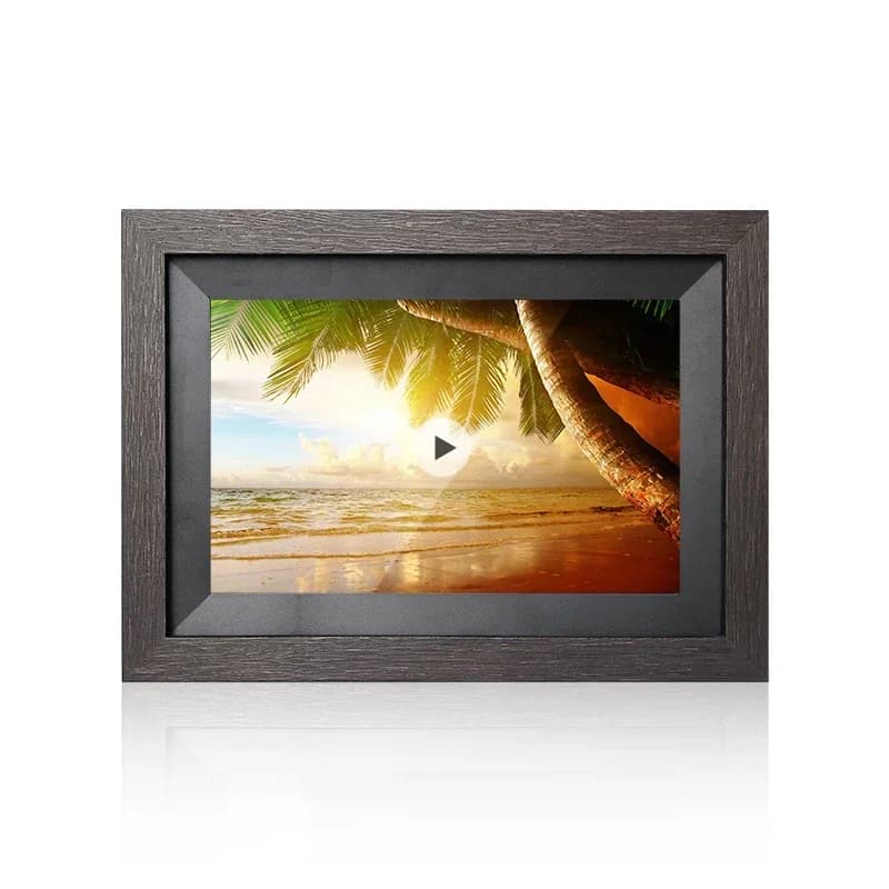 Cornice Digitale LCD da 15 Pollici con Sensore di Movimento, Lettore MP3/MP4, Montabile a Parete