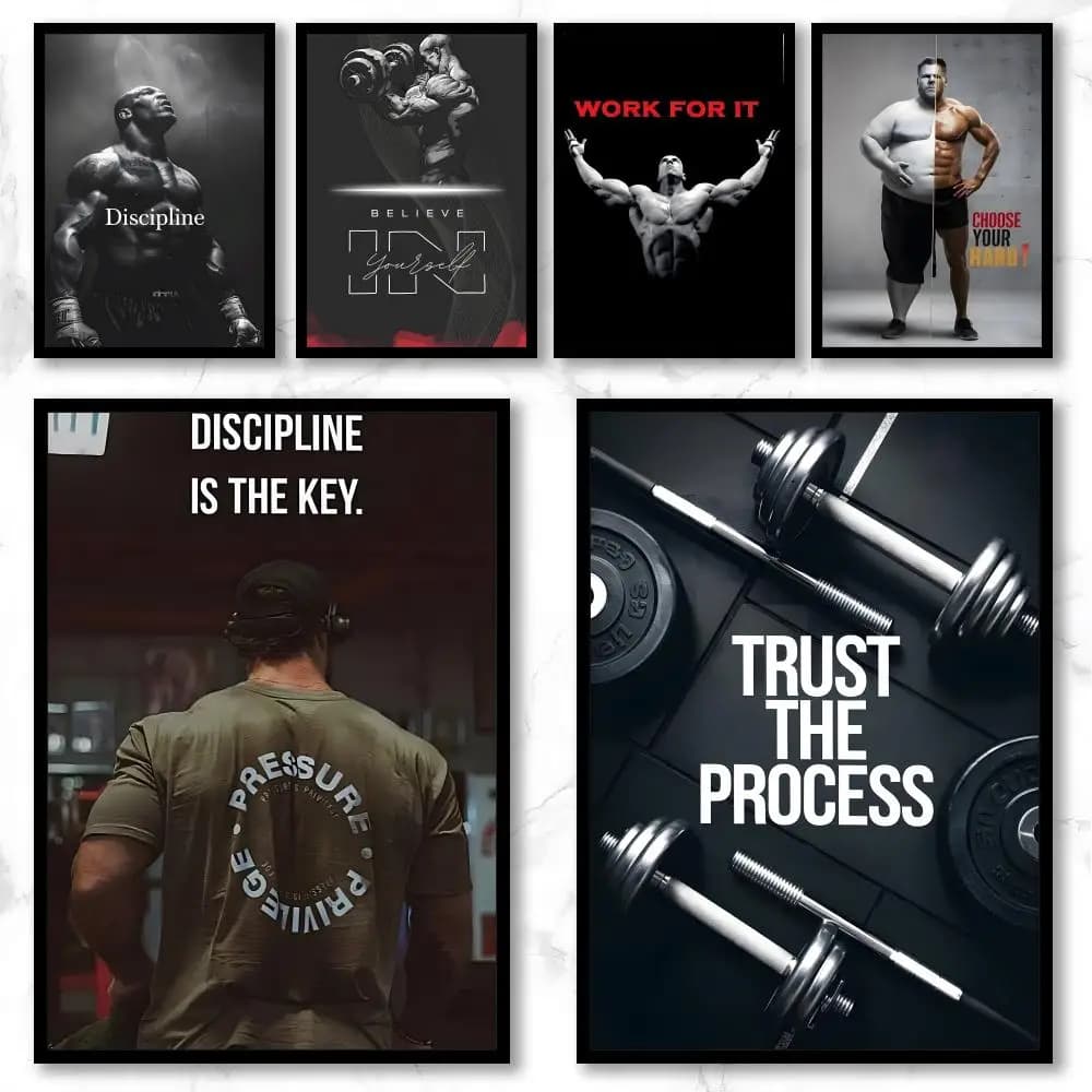 Art F-fitness motivation Poster Contemporary Graffiti Art Posters, Chic Wall Decor for Home, Studio, Office & Coffee Shop