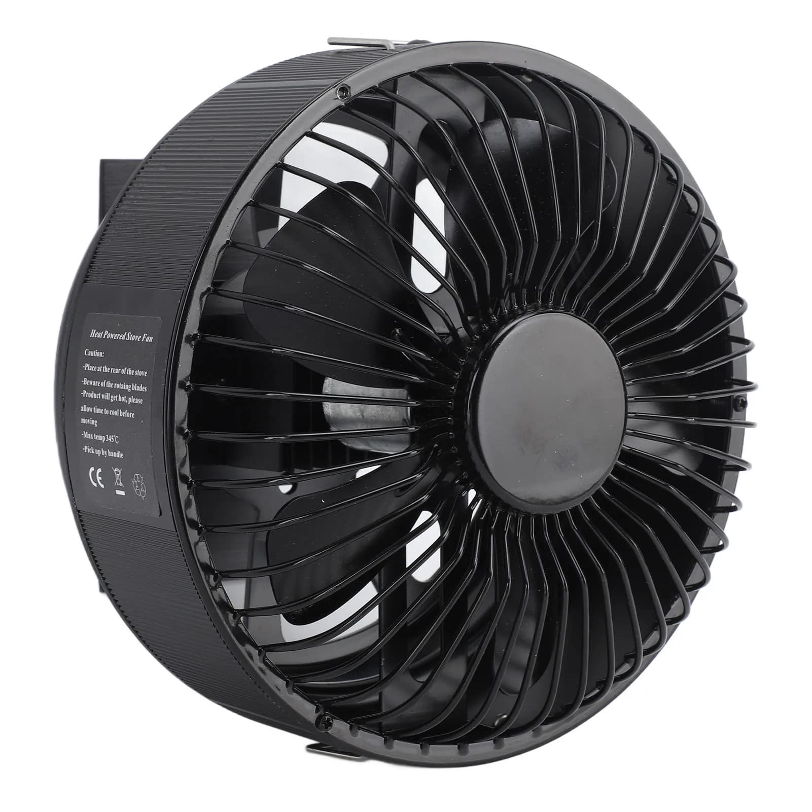 Ventilatore rotondo per camino Ventilatore per stufa alimentato a calore Bruciatore a legna in lega di alluminio Ventilatore per stufa a cherosene Accessori per la casa