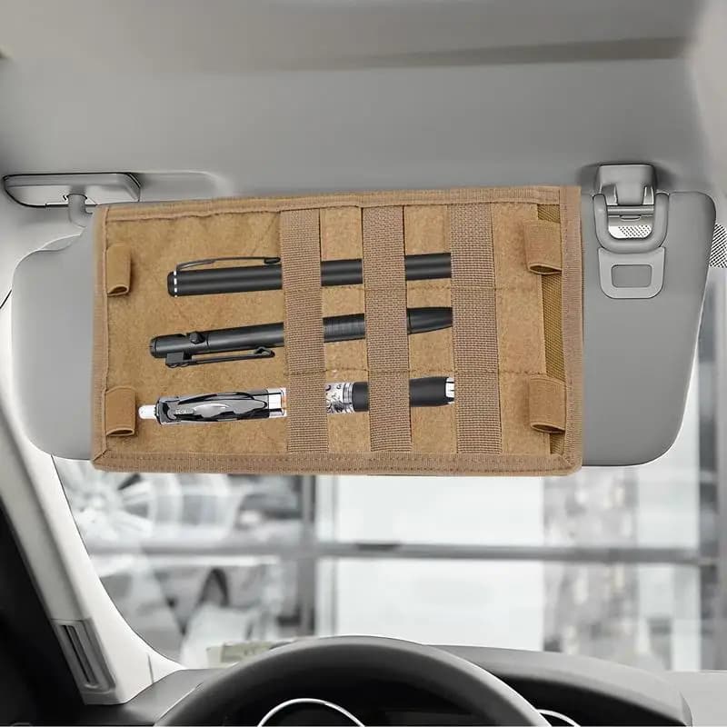 1pcs Organizer per visiera per Auto visiera parasole per Auto custodia per parasole per Auto organizzatore per visiera parasole portapenne accessori per Auto