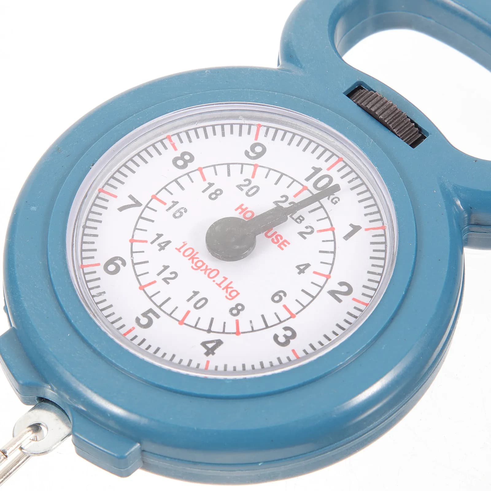 Bilancia Digitale Portatile per Bagagli, Bilancia a Molla Manuale 10kg, Colore Casuale, Dimensioni Compatte, per Pesca e Viaggi, Leggera