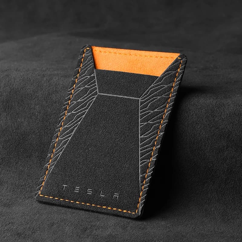 Auto Smart Chiave A Distanza Chiave Della Copertura Della Carta Caso Borsa Chiave Borsette Supporto di Protezione Per Tesla Modello 3 Modello Y 2020 Portachiavi Accessori Per Lo Styling