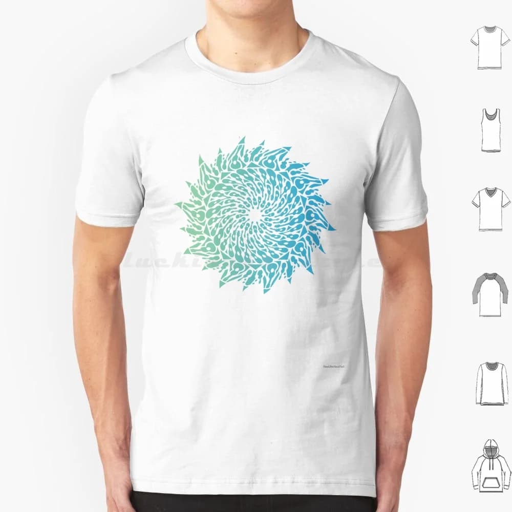 No Text 2022 Mandala 2: Gradiente di luce-100 giorni di Ukulele T Shirt Uomo Donna Bambini 6xl Ukulele Uke 100 giorni 100 giorni Uke 100