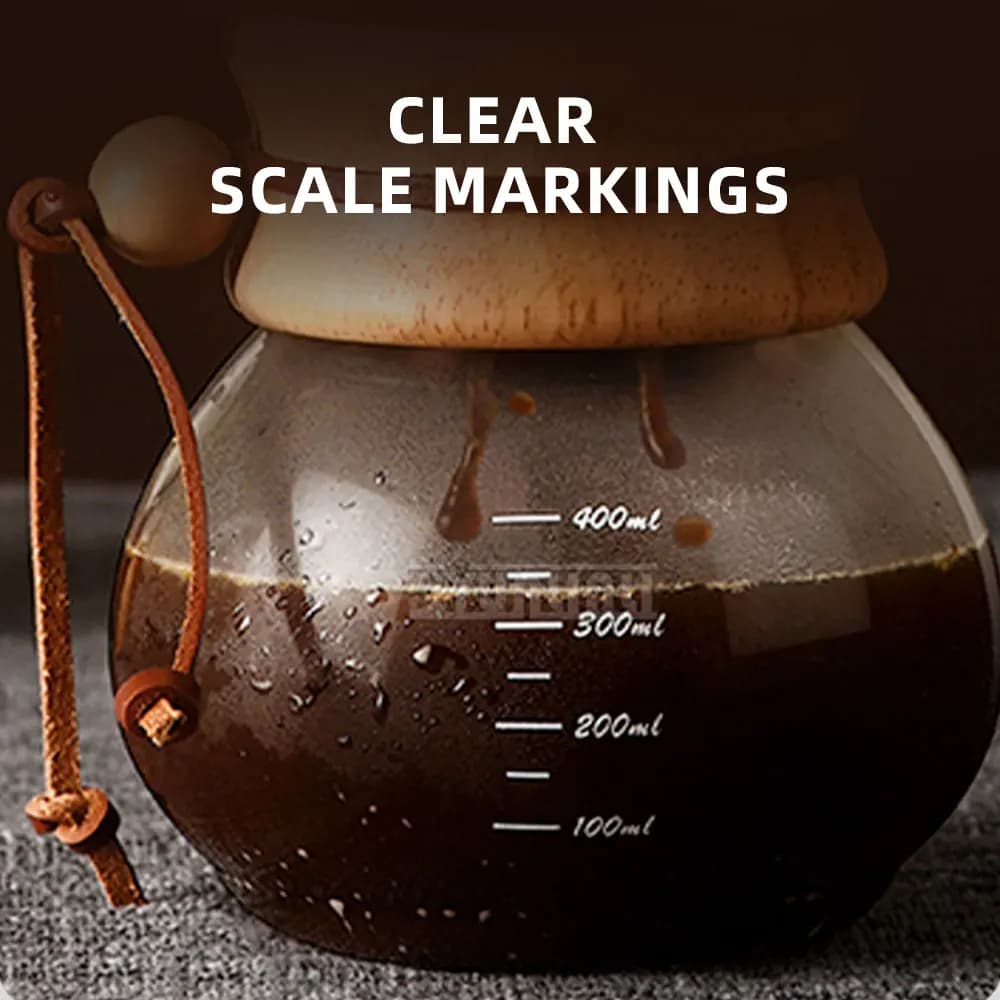 Glass Cold Drip Coffee Maker Home Cold Brew & Cold Steep Coffee Pot with Filter