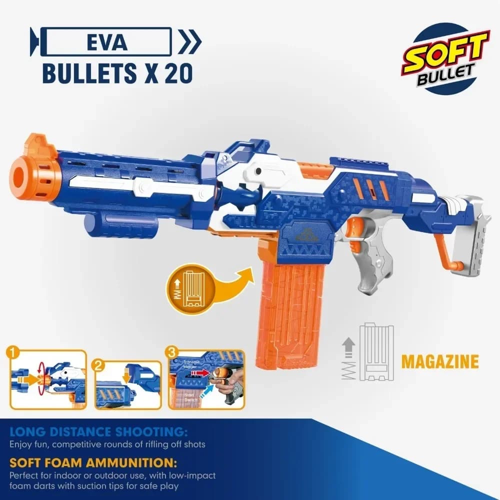 Freccette elettriche Giocattolo Airsoft per Nerfs Pistola Morbida 7.2CM Foro Testa Proiettili FoamSafe Ventosa Proiettile per NerfsBlasters Ragazzi Giocattolo Bambini