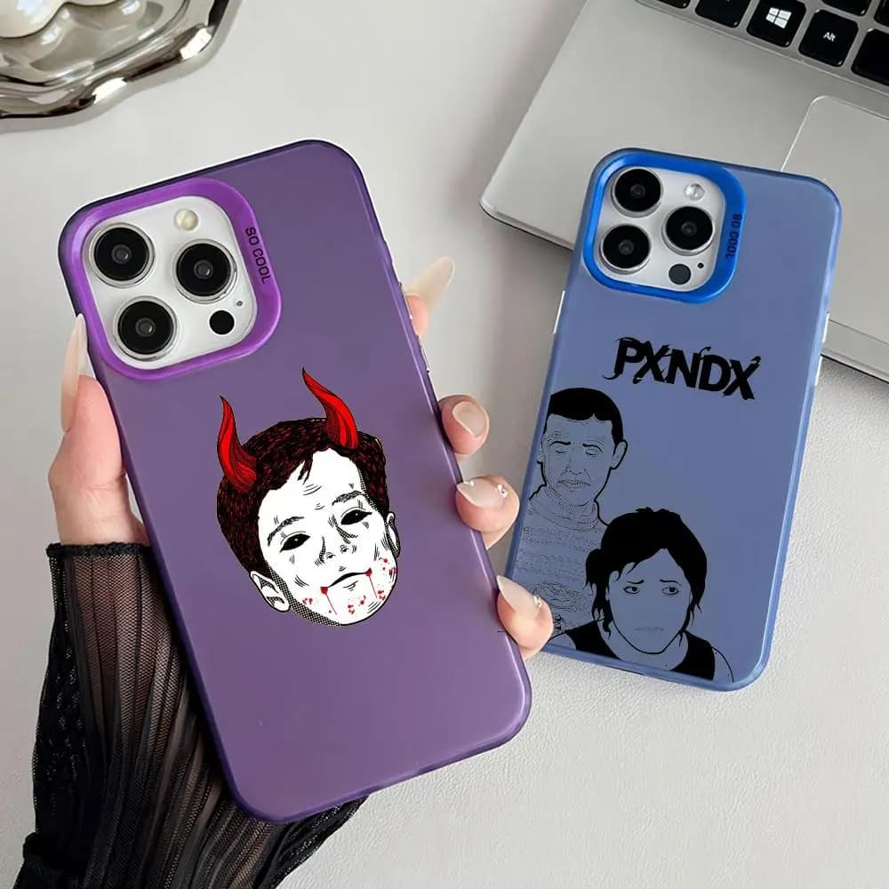 Custodia per telefono J-Jose Madero Singer, opaca, laser Aurora, antiurto, per iPhone 17 16 15 14 13 12 11 Pro Max Air