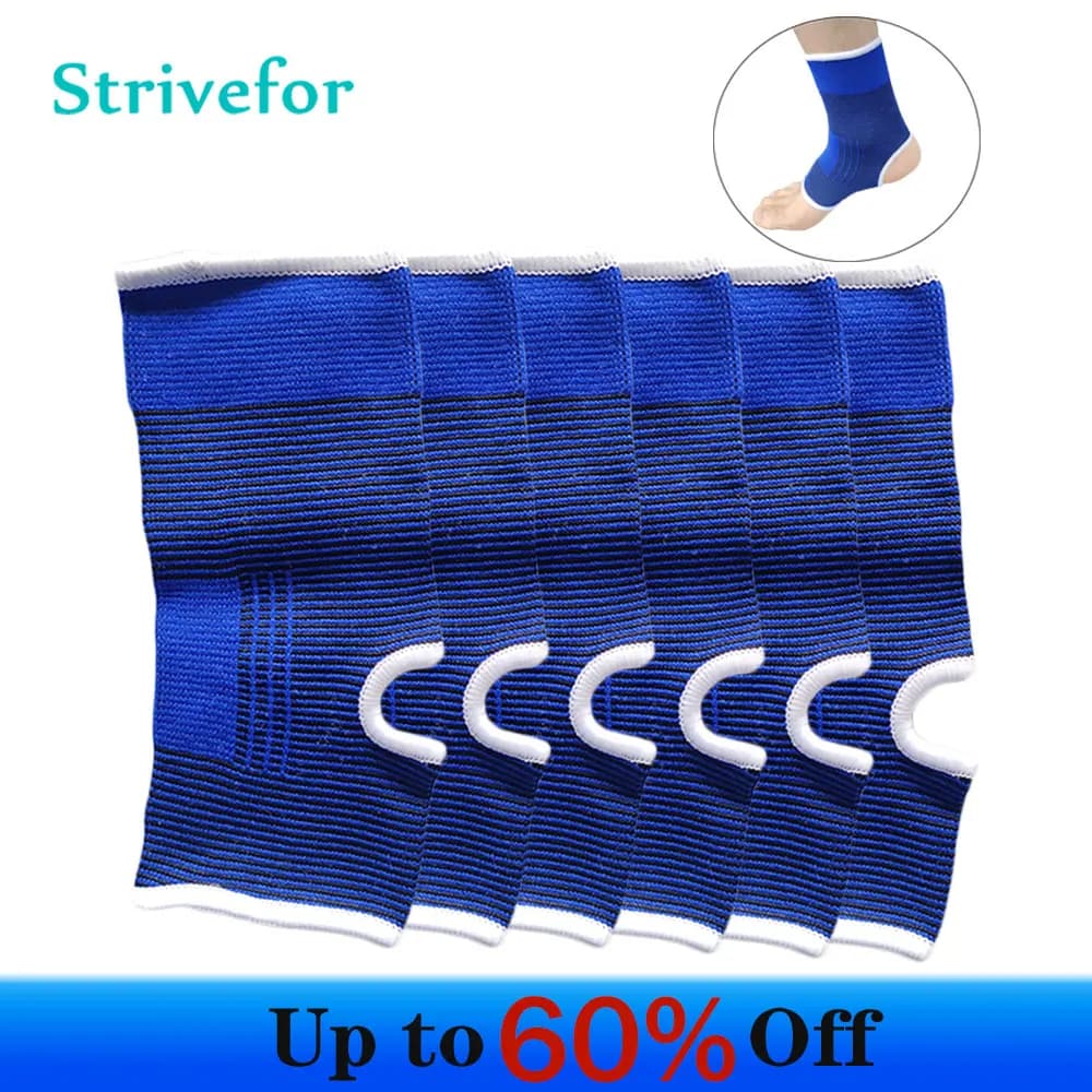 6 pezzi di supporto per caviglia, manica per caviglia, pressione, supporto anti-spinning, fitness, sport, prevenzione della sicurezza per distorsione della fascite plantare