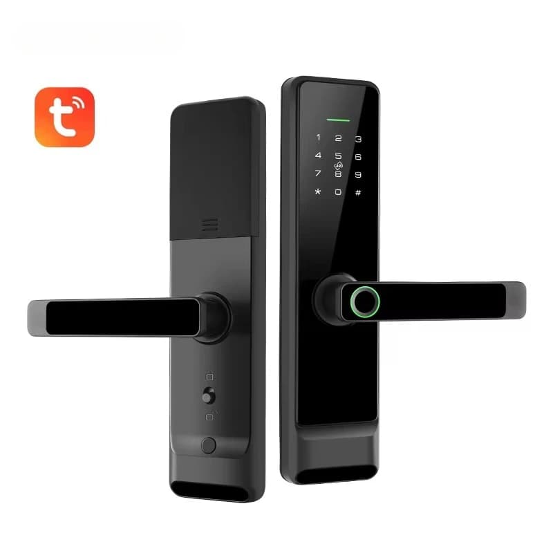 NEO TTlock Serratura digitale per porta intelligente con impronta digitale biometrica domestica Serratura intelligente con riconoscimento facciale 3D con fotocamera