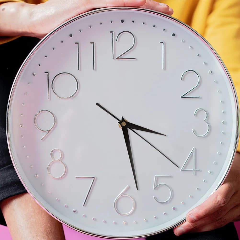 1Set Wall Clock Movement Mechanism DIY Clock Kit Replacement Part for Home Office Decor Simple Fashionable Design Reliable