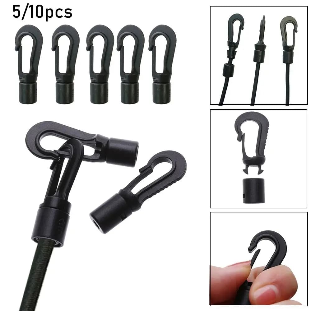 Cavo aperto Attrezzo esterno Accessori per kayak per barche Tenda da campeggio Gancio Corda Fibbia Corde elastiche Fibbie Cinghie per stendibiancheria Ganci