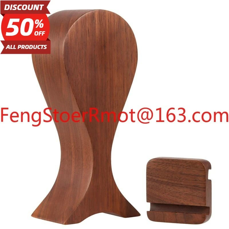 Earphone display stand Pick wood Solid wood shelf Headphone stand Wooden creative computer earphone stand