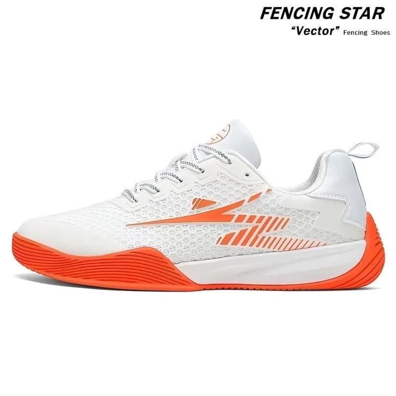 Scarpe Professionali da Scherma per Uomo e Donna, Blu e Arancione, Calzature Sportive Indoor di Lusso Unisex