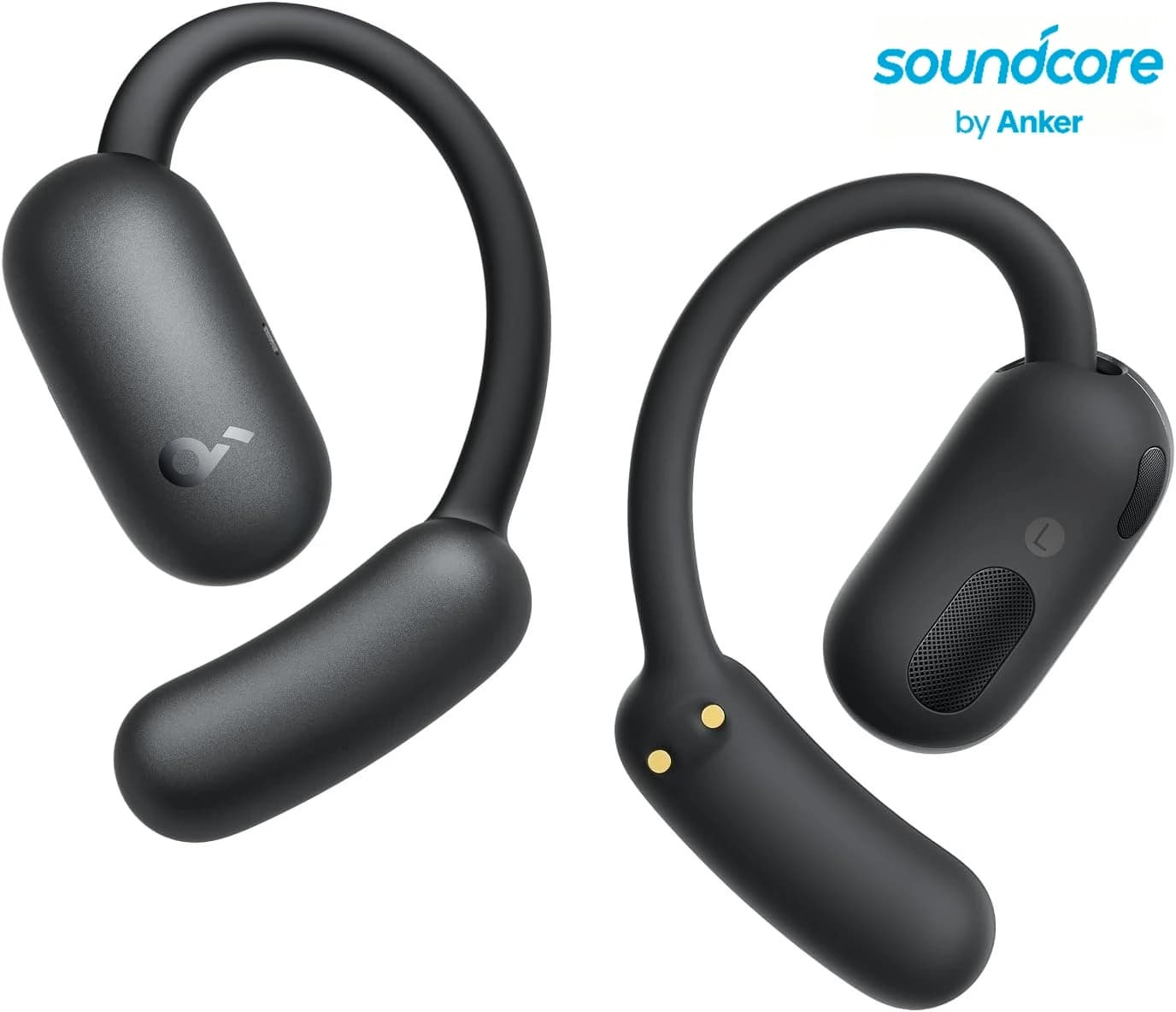 Soundcore by Anker AeroFit 2 Auricolari Bluetooth Wireless Open-Ear con Ganci Adattivi, Impermeabili IPX5, Cuffie Sportive