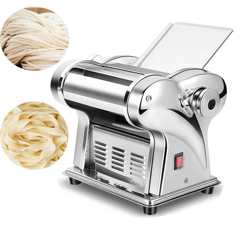 Macchina per pasta Macchina per noodle elettrica Macchina per fare la pelle per gnocchi in acciaio inossidabile Smerigliatrice per mix Conveniente e veloce