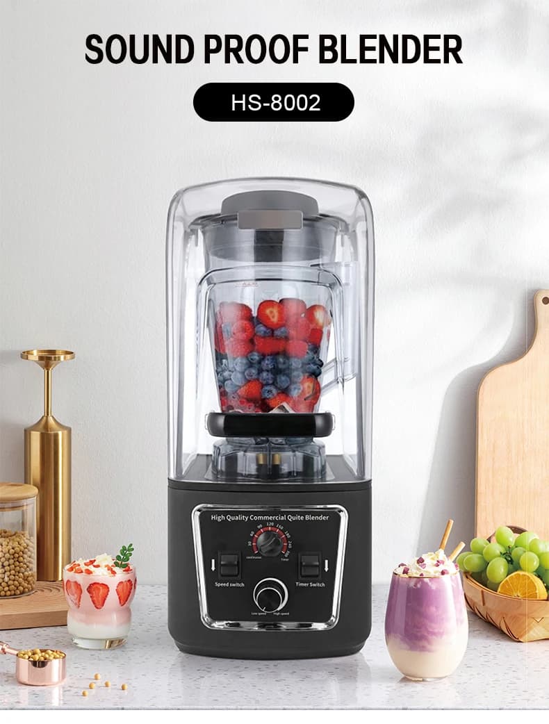 Nuovo Arrivo Frullatore Commerciale Professionale 2L 4L, Mixer Elettrico con Guscio in Plastica e Motore in Rame per Uso in Cucina Alberghiera