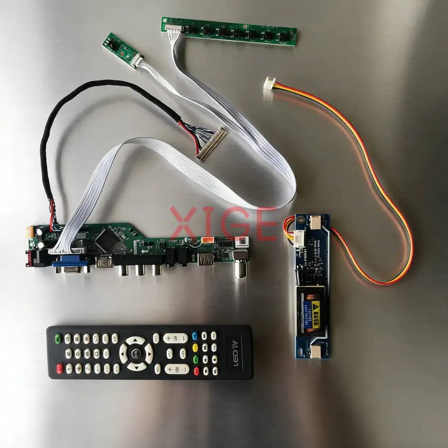 Per MT200LW01 LM200WD1 M200O1 LTM200KT03 Display Drive Scheda Controller Kit USB + AV + VGA + HDMI 2-CCFL 1600*900 1600x900 30 Pin LVDS