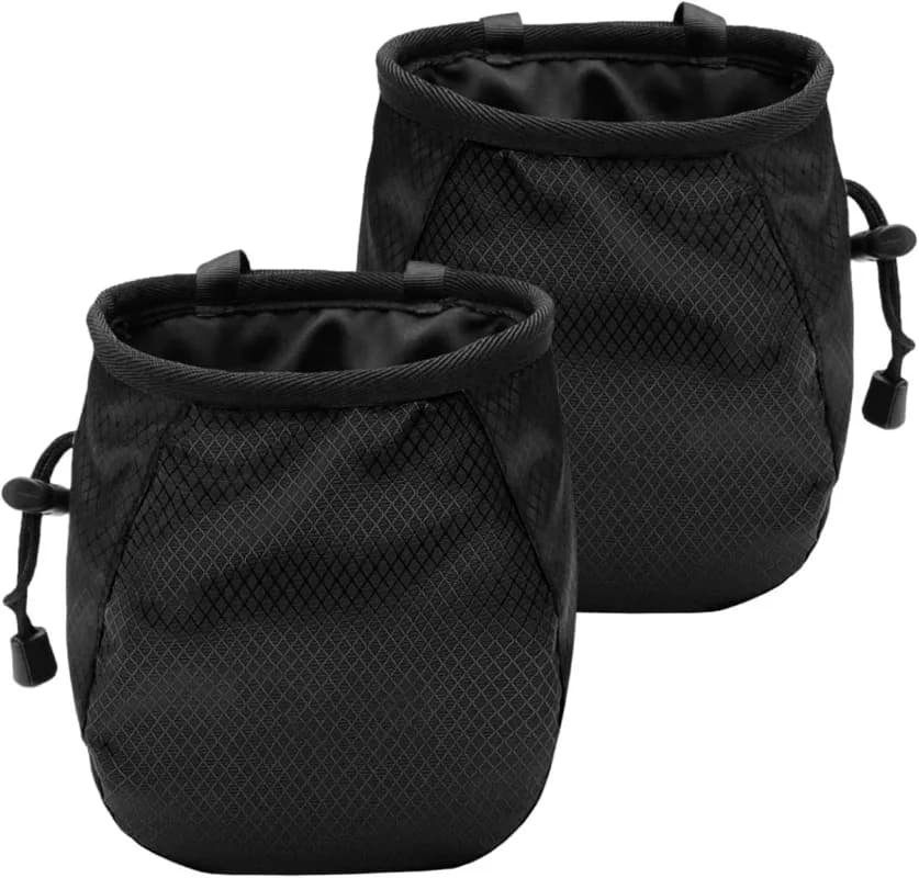 Climbing Chalk Bag Drawstring Magnesium Powder Pouch Waist Belt Rock Climbing Weight Lifting Gym Chalk Holder WithClimbing Brush