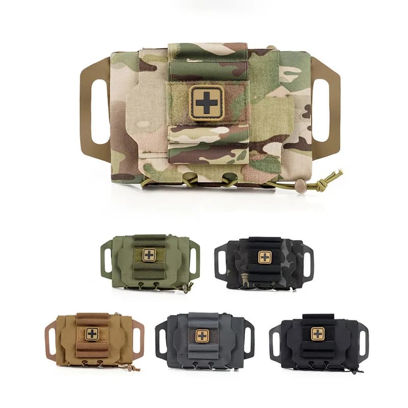 MD2 Compact Trauma Kit Tactical IFAK Medical First Aid Pouch Outdoors Camping Hunting Patrol Survival Equipment