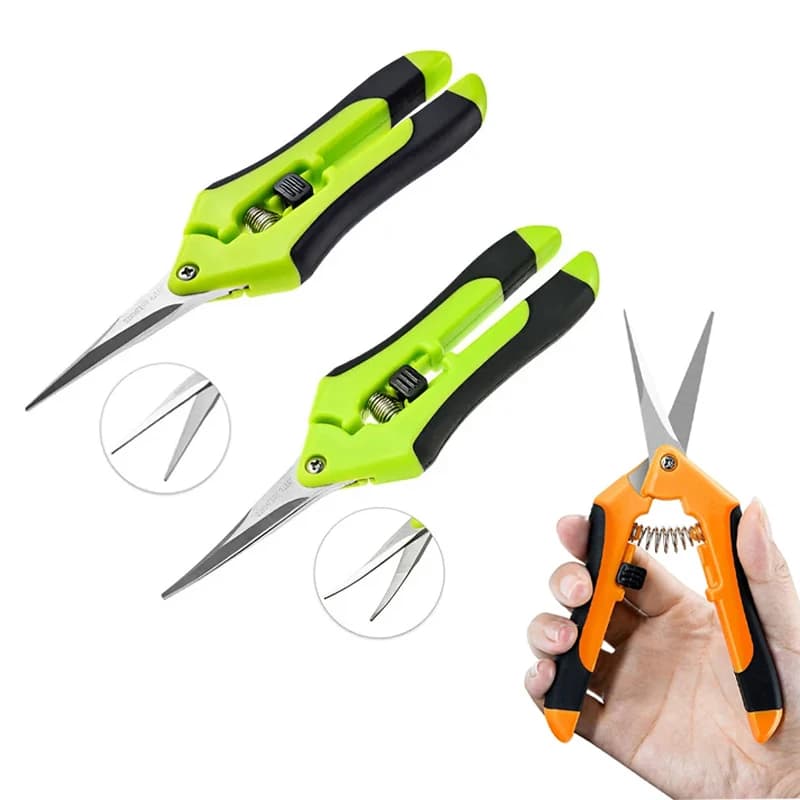 Garden tools Bonsai shears Metal gardening scissors Hand cutters Fruit collection Domestic herbicide 1 pc