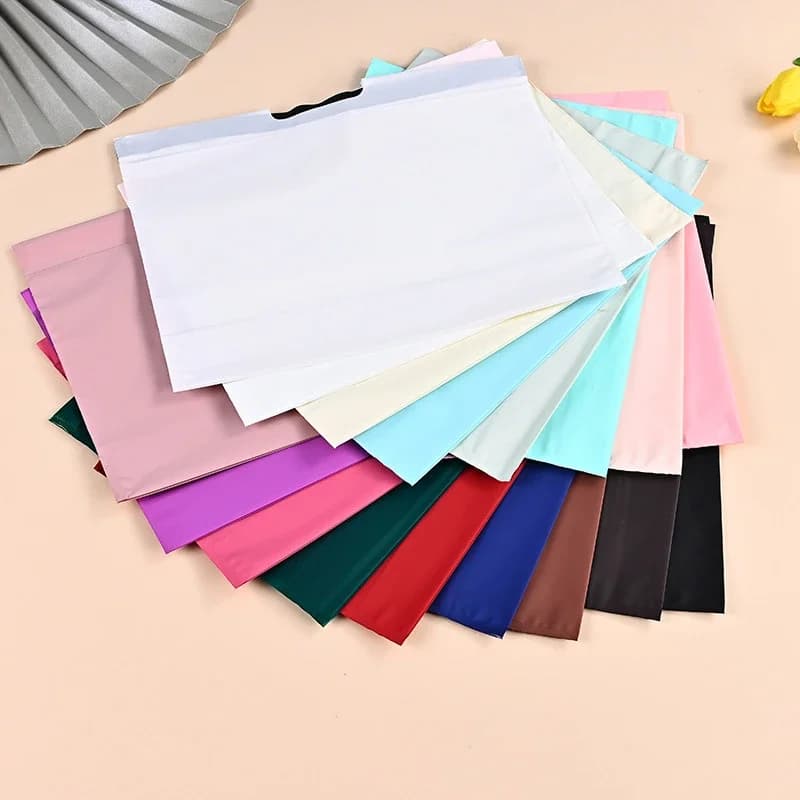 50 sacchetti con coulisse satinati, confezione per vestiti, scatola per il pranzo, confezione regalo, borsa tascabile, buste portatili, logo personalizzato