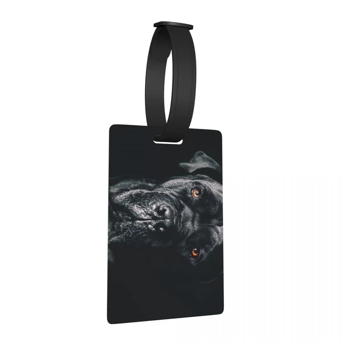 The Art Of Dog Cane Corso - Etichette per bagagli con mastino italiano Valigia Bagagli portatili Etichetta d'imbarco Porta etichette ID Nome Indirizzo
