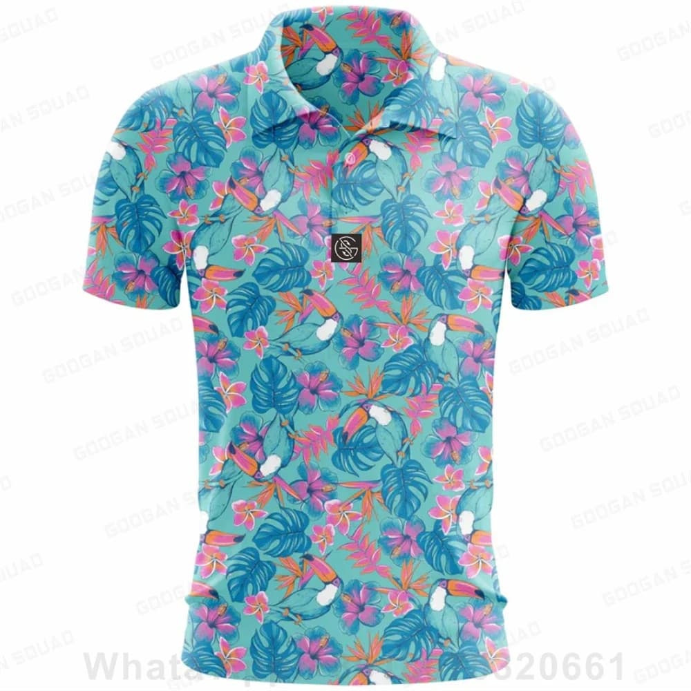 Polo da golf moda estiva T-shirt Polo per bambini adolescenti Manica corta T-shirt da squadra ad asciugatura rapida Ragazzi T-shirt da golf da pesca Abbigliamento