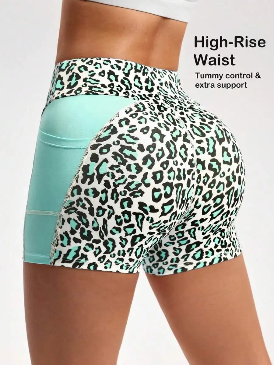 Pantaloncini Estivi da Donna a Vita Alta, Senza Cuciture, Elastici, Aderenti, per Palestra, Fitness, Uso Quotidiano e Sport