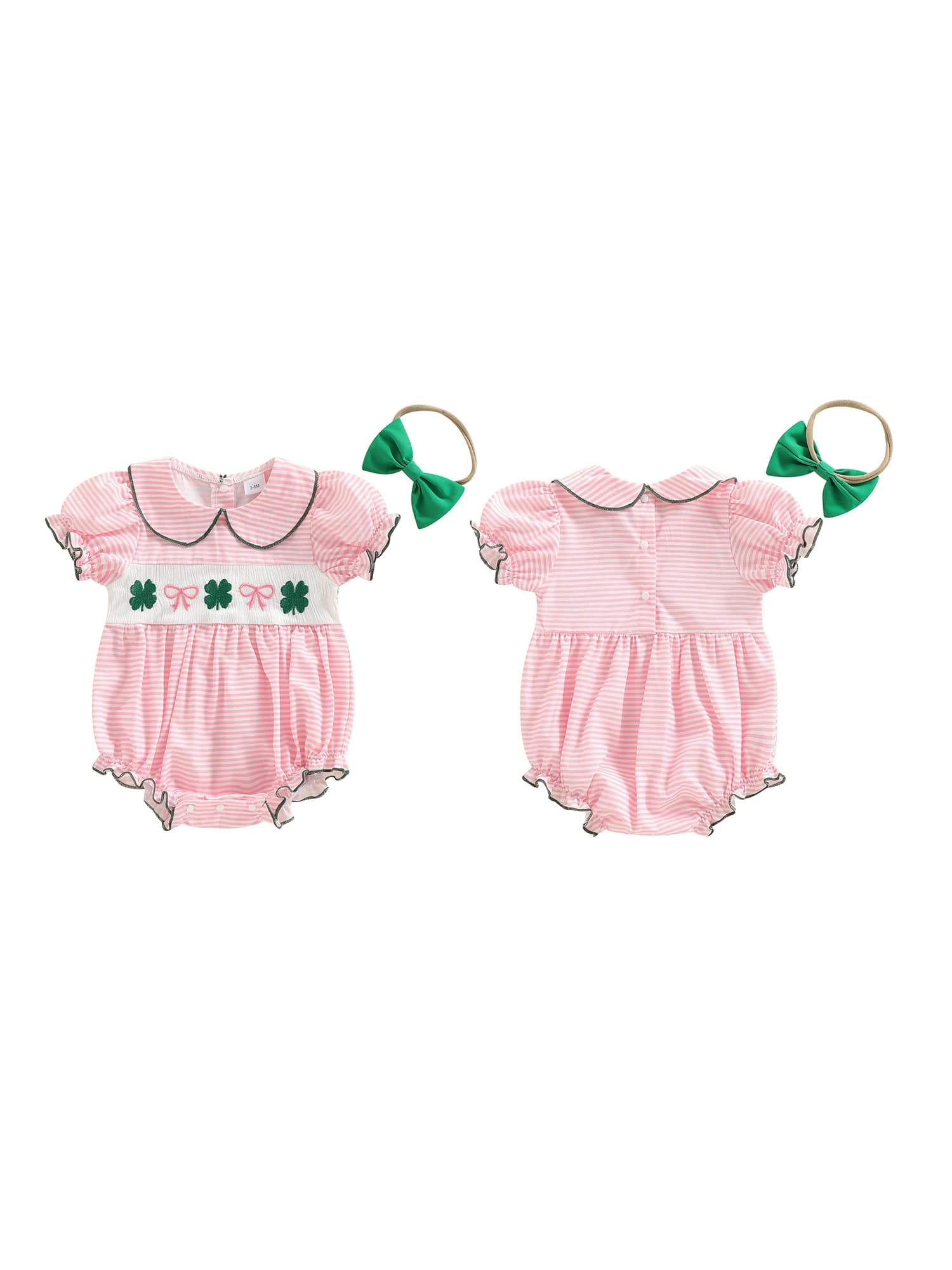 Set di vestiti per bambina da 3 pezzi, top e pantaloncini con maniche a volant con stampa floreale e fascia abbinata per l'estate