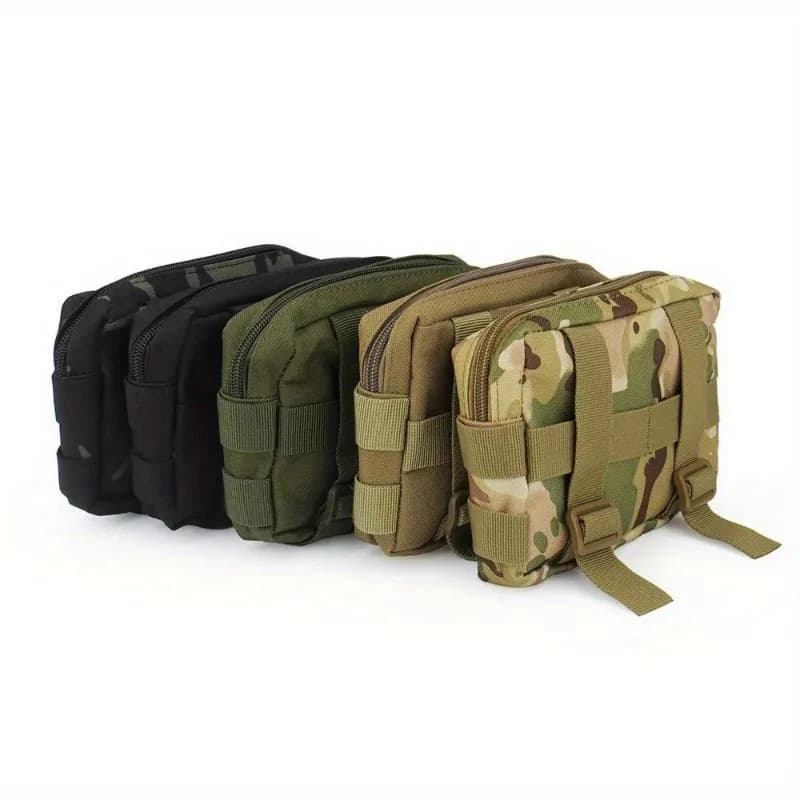 Borsa da campeggio piccola Marsupio tattico mimetico multifunzionale EDC Borsa per attrezzi da esterno Borsa tattica di pronto soccorso medico