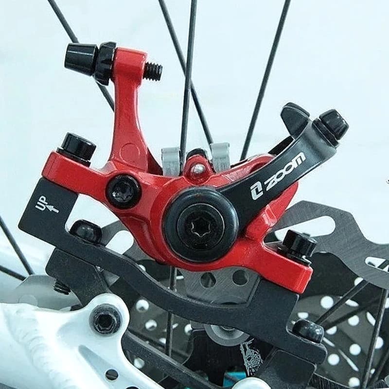 ZOOM DB-680 bicicletta 160 luce freno a disco lega Mountain Bike accessori universali freni meccanici doppi sinistro NFOX B001 rosso