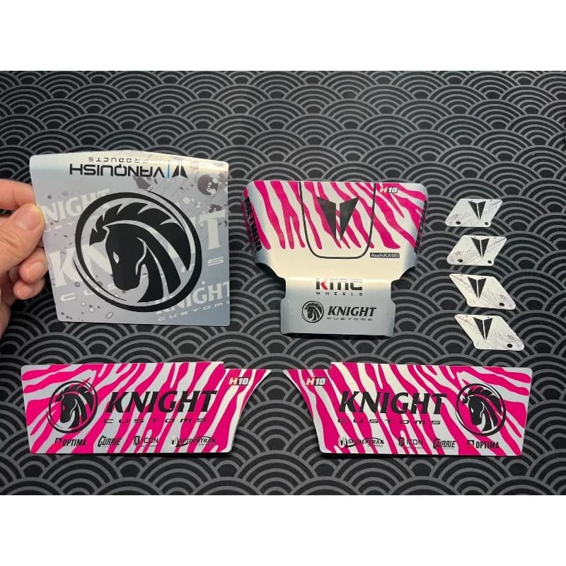 Pittura personalizzata del corpo in metallo per 1/10 RC Crawler Car VP H10 D1RC Pipe Rack Vs4-10 Pro Ultra Vp Phoenix Parti di aggiornamento