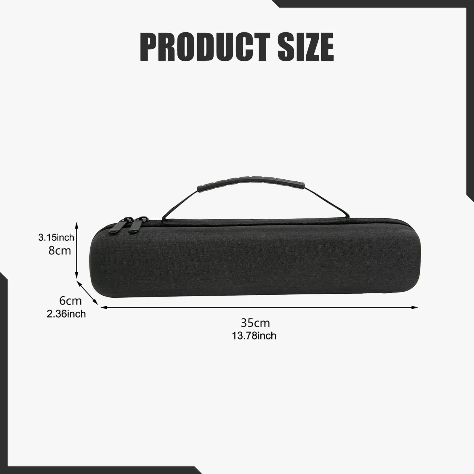 Curling Iron Travel Bag EVA Case Organizer Carrier Straightener Storage for Vacation Hot Curlers Beauty Accessories Home Use