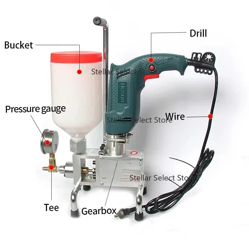High Pressure Pu Foam and Epoxy Resin Machine With One Component