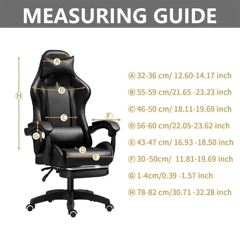 1 set di fodere per sedie elastiche elastiche Set di fodere per sedie da gioco antipolvere in jacquard in pile universale con copertura per bracciolo