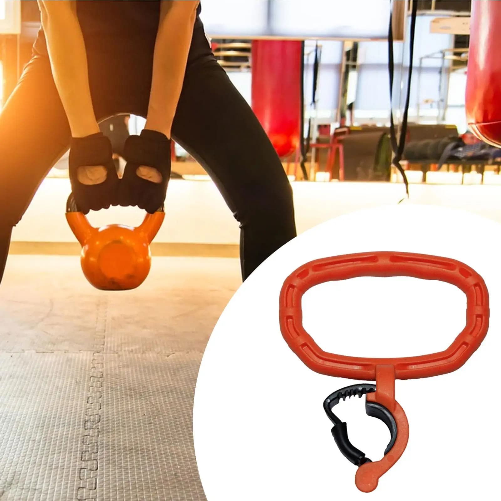 Grip Kettle Grip Manubri Push up Comfortable anti-slip Easy to carry for gym bag for weight lifting Fitness Sport Travel