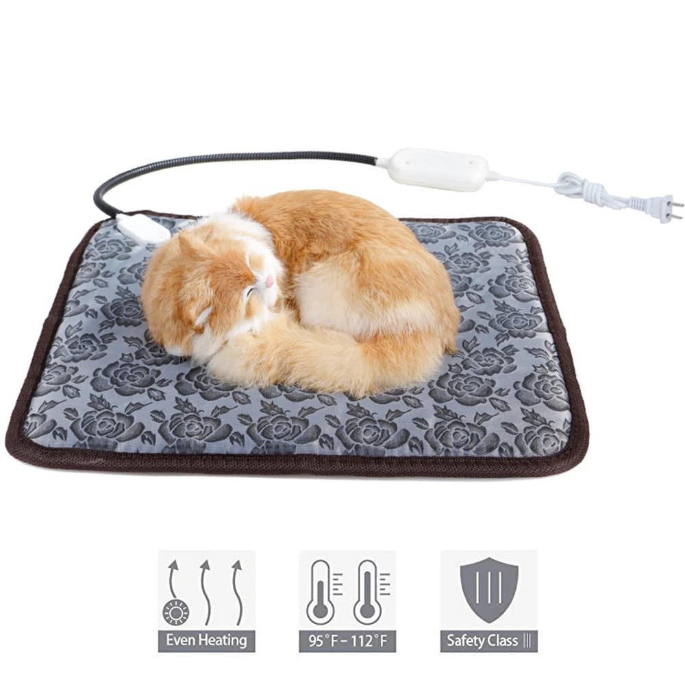 Coperta Riscaldante Invernale per Animali Domestici, Impermeabile, Resistente all'Usura, Tappetino Riscaldante per Gatti e Cani, Materasso Termico per Interni, Accessori per Animali