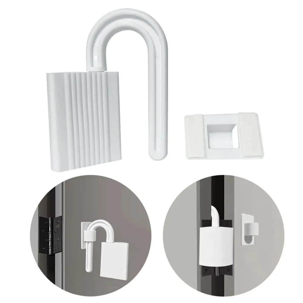New PP Door Stopper Anti Pinch Hand Anti-grip Children Security Protection Durable Easy to Install Baby Safety Lock Door