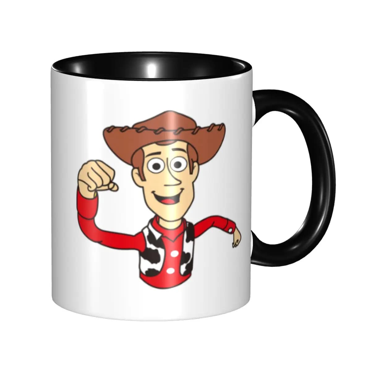 Woody Custom Ceramic Mug from Toy Story, Anime Style and Manga, Creative Gift