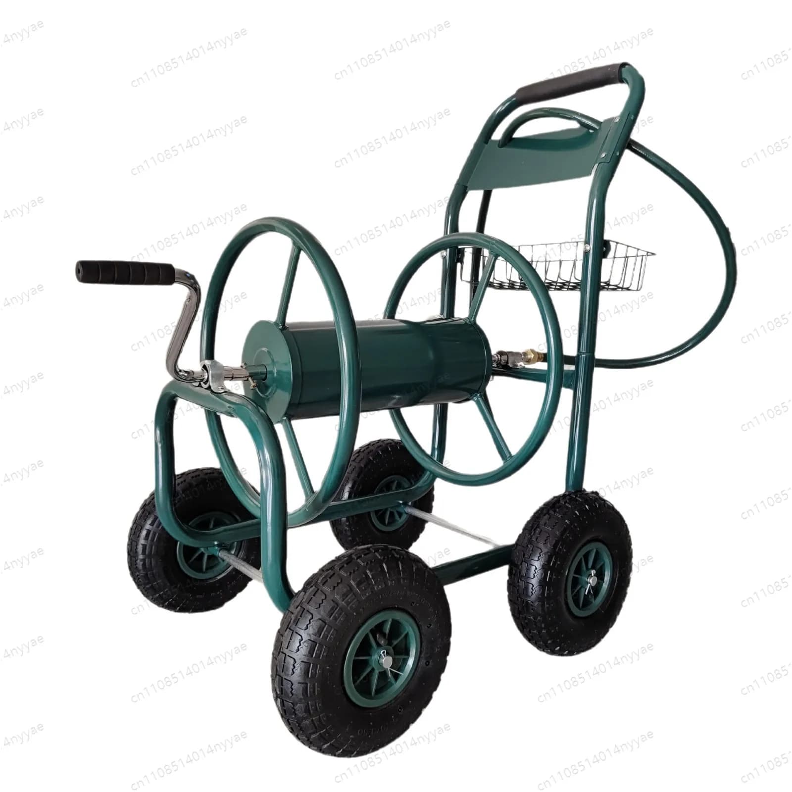 Automatic Garden Wrap Trolley - Robust Storage System with Easy Rewinding, Keep Your Hole Ordered, Save Time