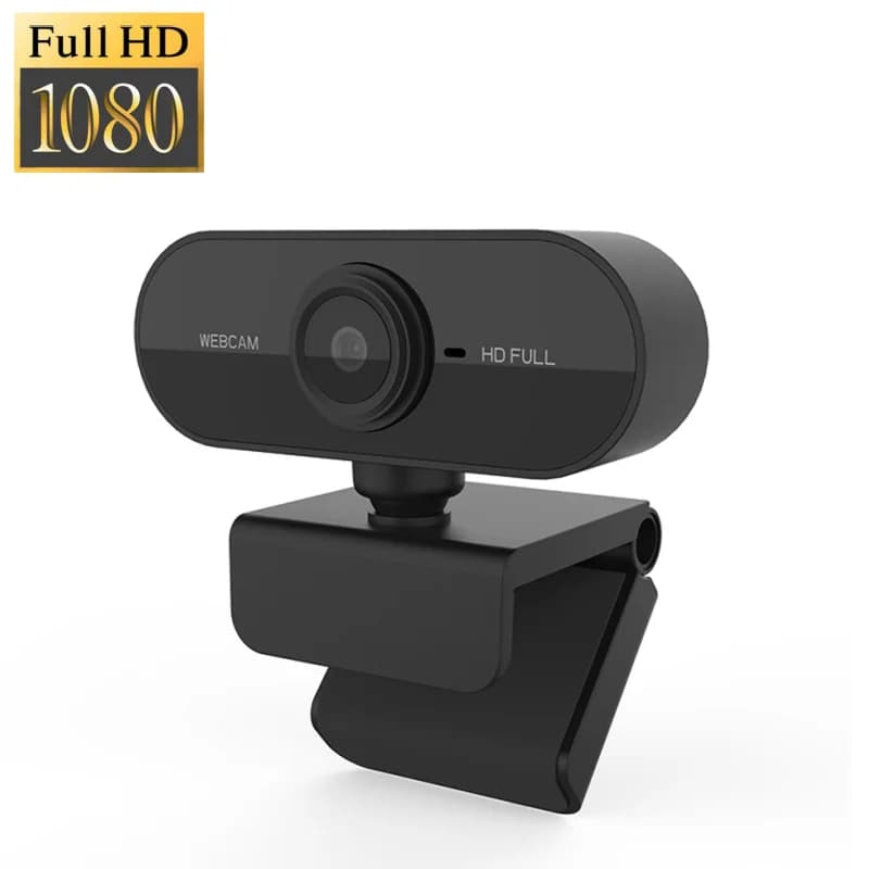 Fotocamera Web USB Plug-and-Play 720p con sensore CMOS da 1/6" Mini webcam per laptop con microfono incorporato Messa a fuoco fissa per Skype