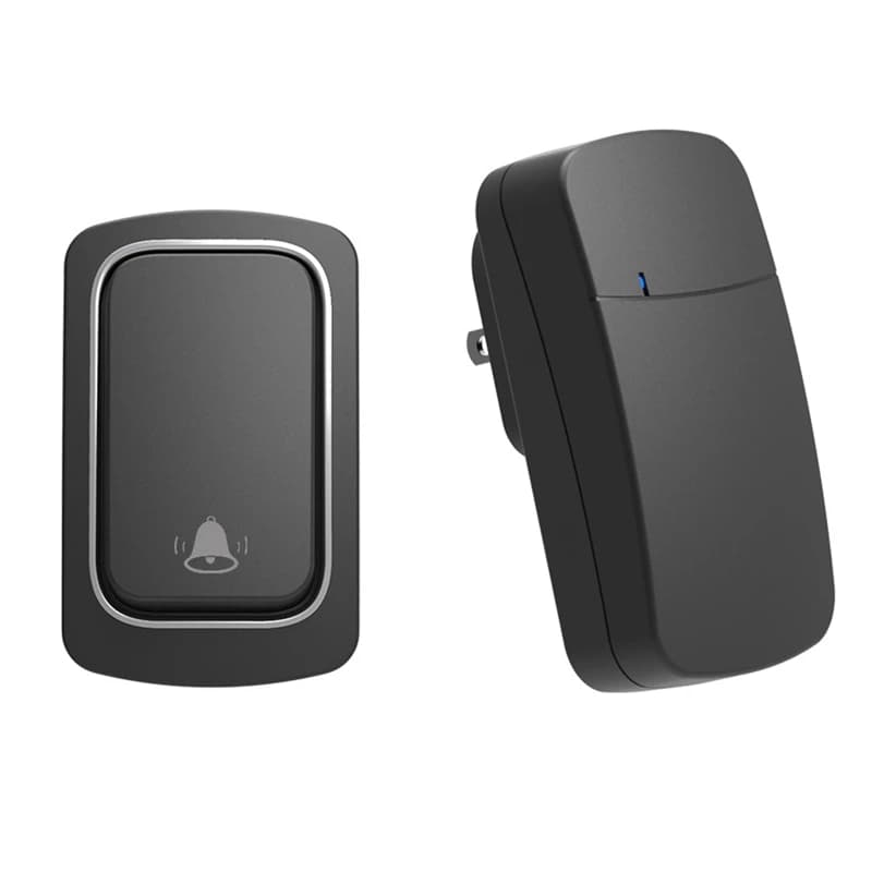 Nuovo campanello senza fili autoalimentato senza batteria campanello per porta impermeabile campanello per anziani dispositivo di sicurezza domestica del chiamante